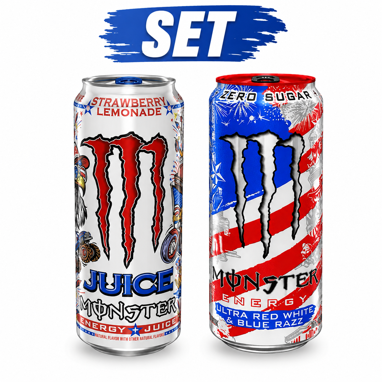 Monster Set 2x500ml USA Edition