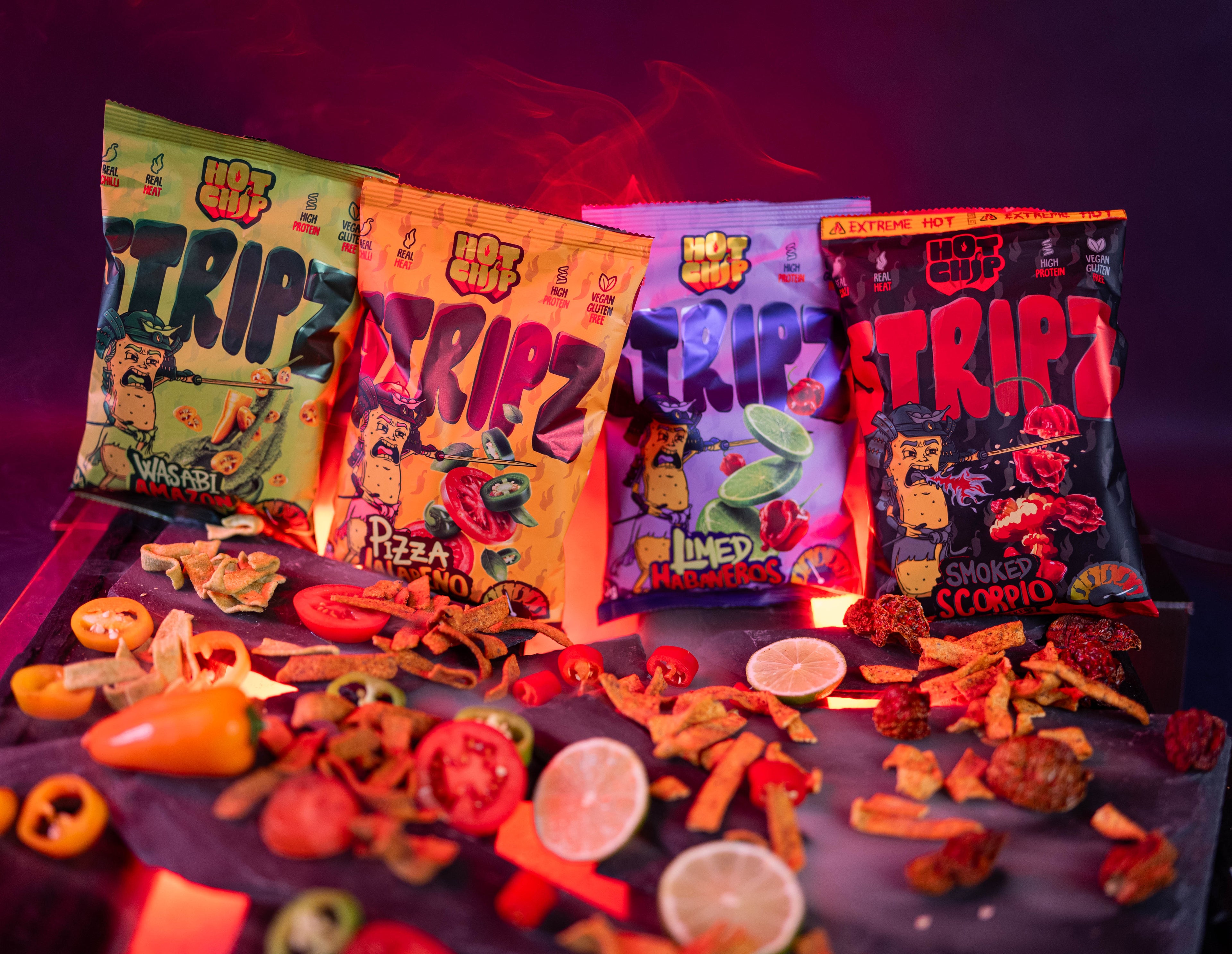 Hot Chip Stripz 4er Mix