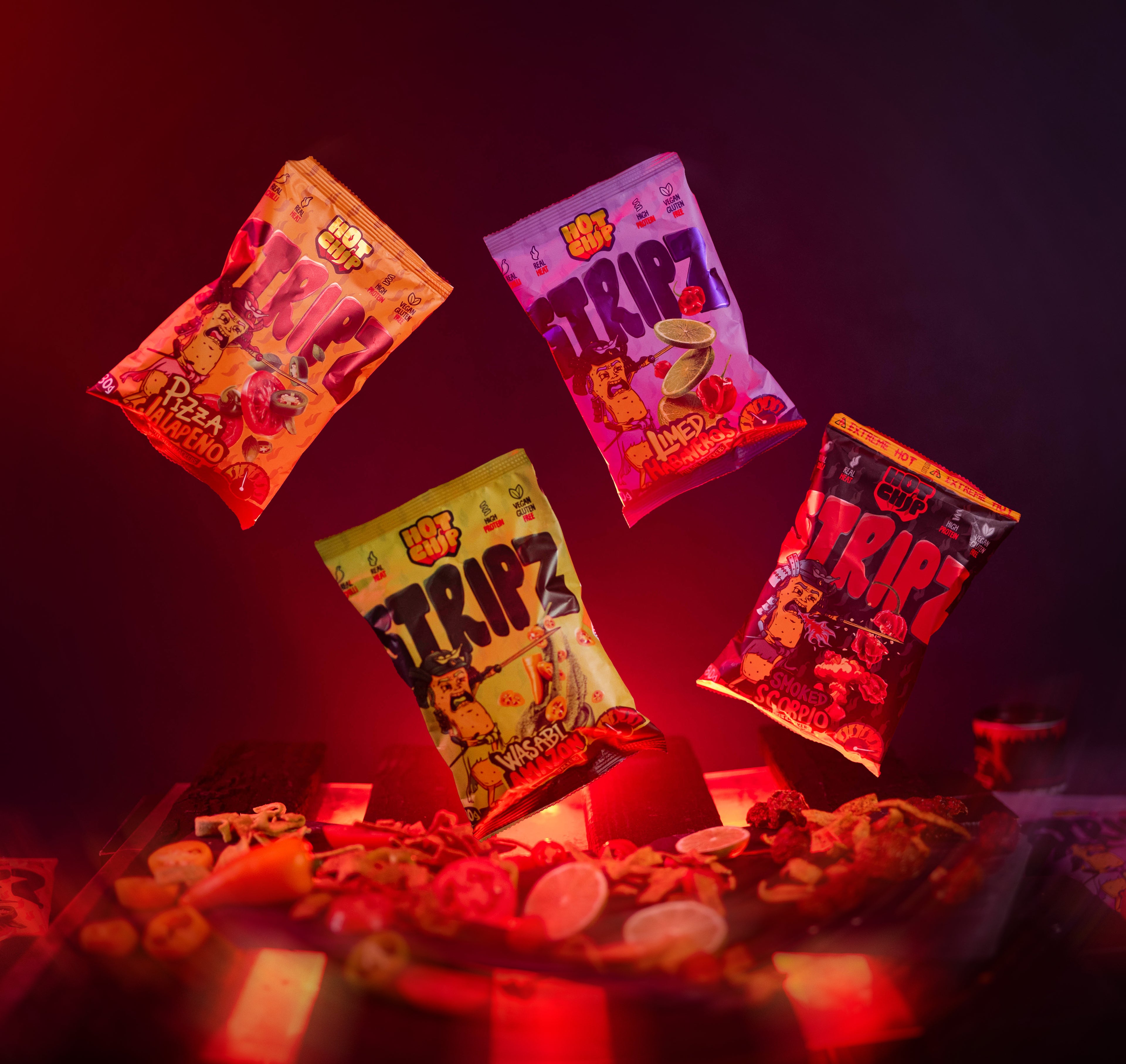 Hot Chip Stripz 4er Mix