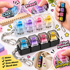 Fidget Keyboard Schlüsselanhänger – Mini Klick Spielzeug