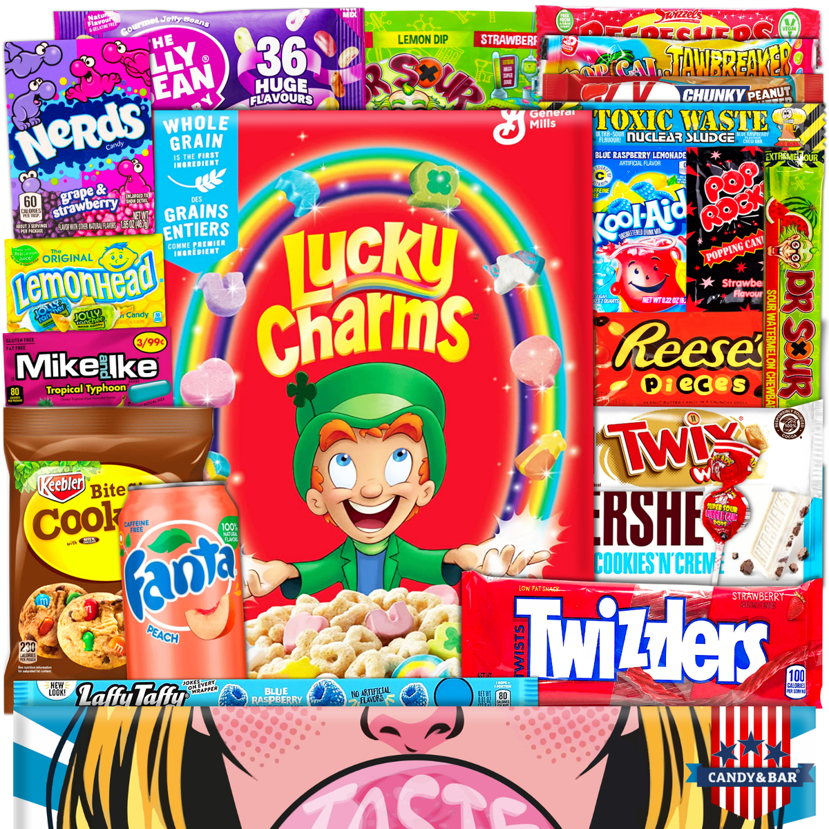 XXL USA Candy Box – American Candy, US Snacks & mehr