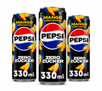 Pepsi Zero Mango 3er Set – 3 × 330 ml