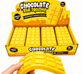 Squishy gelbe Schoko Tafel-Anti Stress Quetsch Schokolade Gelb