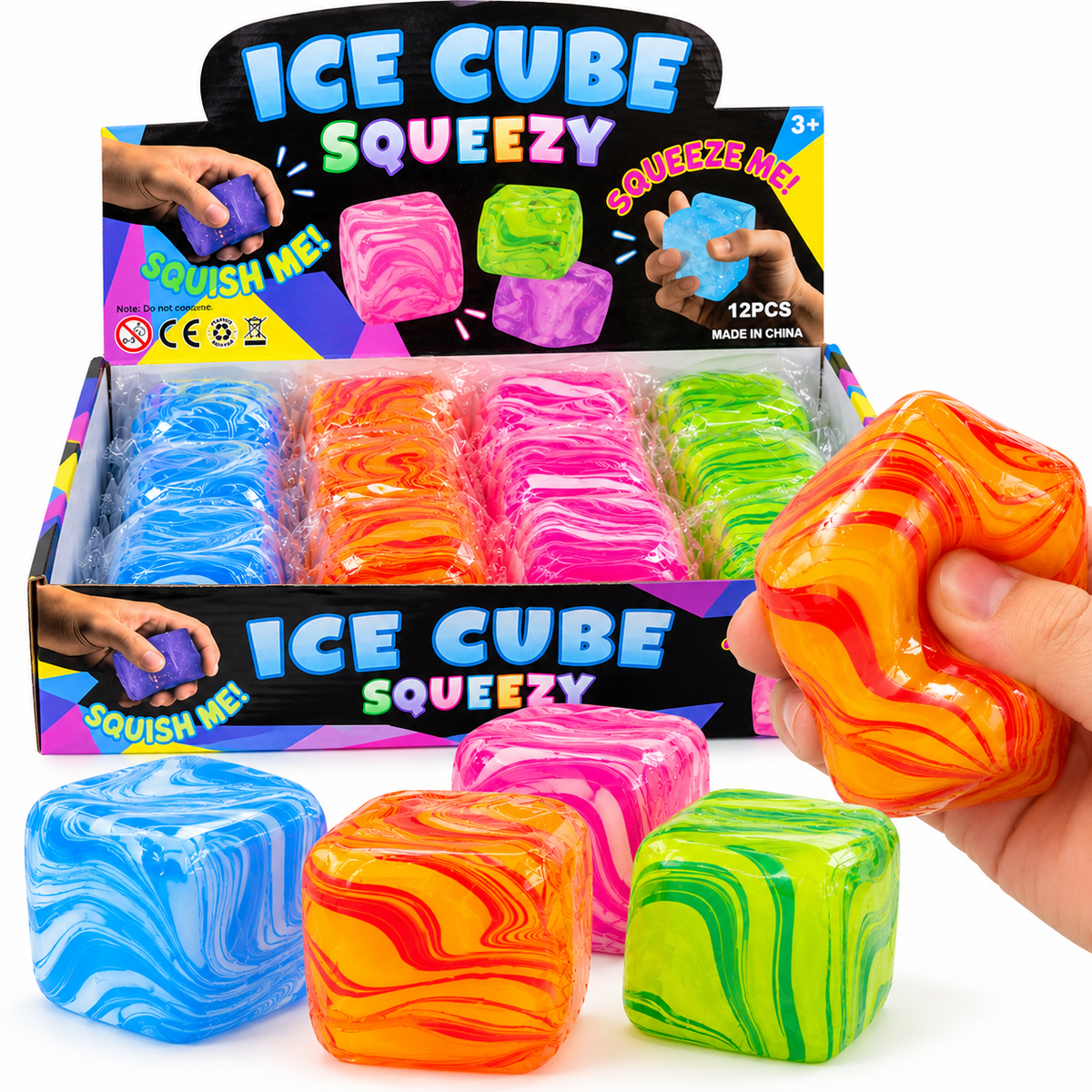 Squishy Ice Cube 5cm Eiswürfel