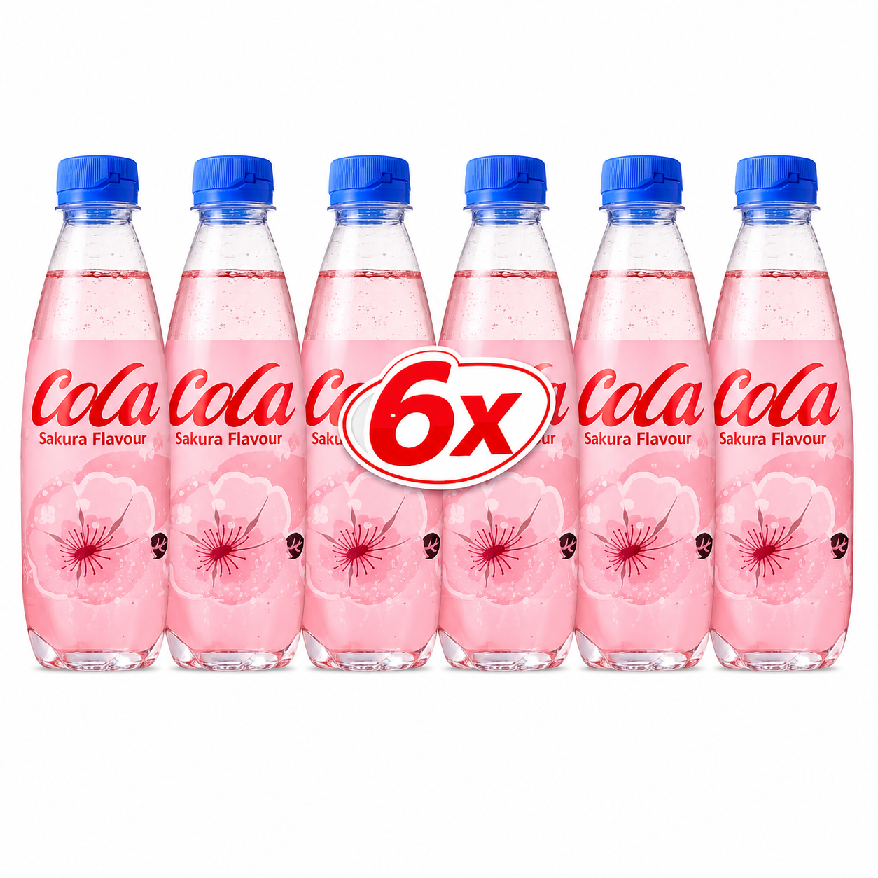 Huang Dong Cola Sakura Flavor400ml – Exotische Kirschblüten-Cola 6 x 400ml SET