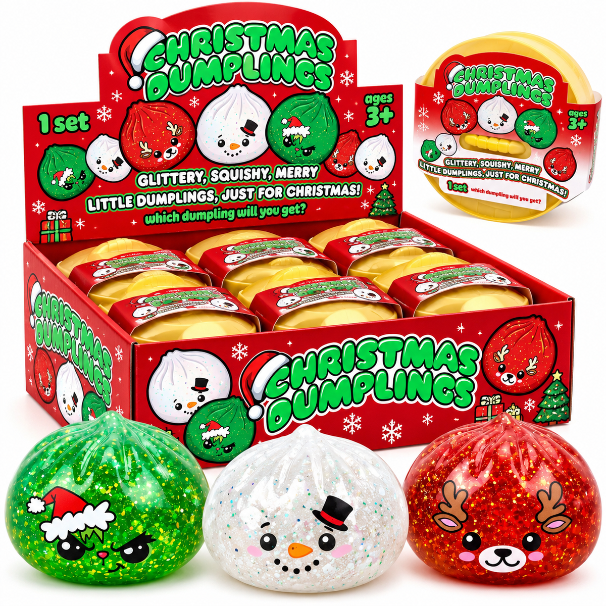 Glitter Christmas Mystery Dumpling
