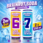 Brainrot Soda Set, Six & Seven 2x 250ml