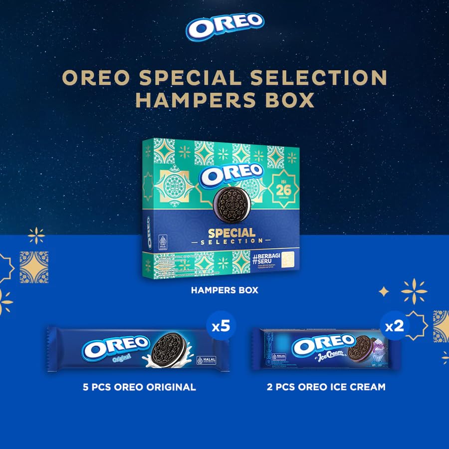 Oreo Special Selection Box (Ice Cream Blueberry, Oreo Original) 227g