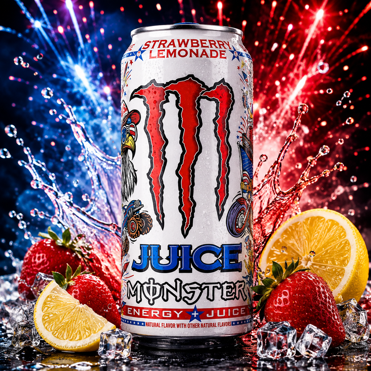 Monster Energy Juice Strawberry Lemonade 473ml