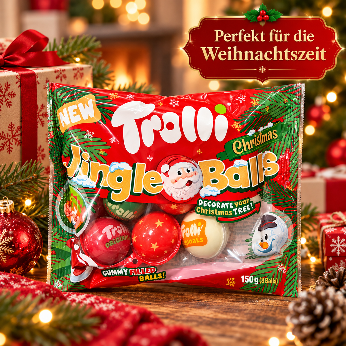 Trolli Christmas Jingle Balls – Weihnachtlicher Naschspaß