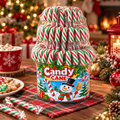 Candy Canes 100 Stück – Grün-Rote-Weiße Zuckerstangen für die Weihnachtszeit