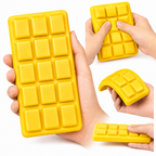 Squishy gelbe Schoko Tafel-Anti Stress Quetsch Schokolade Gelb