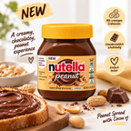 Nutella Peanut 371 g – cremiger Erdnuss-Kakao-Aufstrich