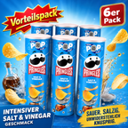 Pringles Salt & Vinegar 6 x 158 g – US-Import – Vorteilspack