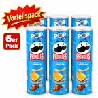 Pringles Salt & Vinegar 6 x 158 g – US-Import – Vorteilspack