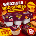 Pringles BBQ Snack Stacks 12er Pack – 12 × 19 g Portionsbecher – US-Import
