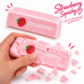 Strawberry Squishy mit Wachsschicht –  Stressspielzeug