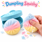 Regenbogen Dumpling Squishy mit Wachsschicht