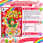 Lucky Charms 2er Set – Classic & Cotton Candy Cerealien mit Marshmallows | 597 g
