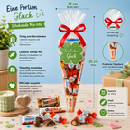 Schokolade Mix Tüte – Eine Portion Glück | Fertiges Geschenk | Candy & Bar