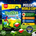 AMOS Peelerz World Cup Gummy Mix 170 g – abziehbare Fruchtgummis in Fußballform