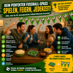 Fußball Fan Snack Box – inkl. Fußball Girlande
