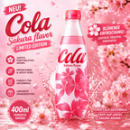 Huang Dong Cola Sakura Flavor400ml – Exotische Kirschblüten-Cola 6 x 400ml SET