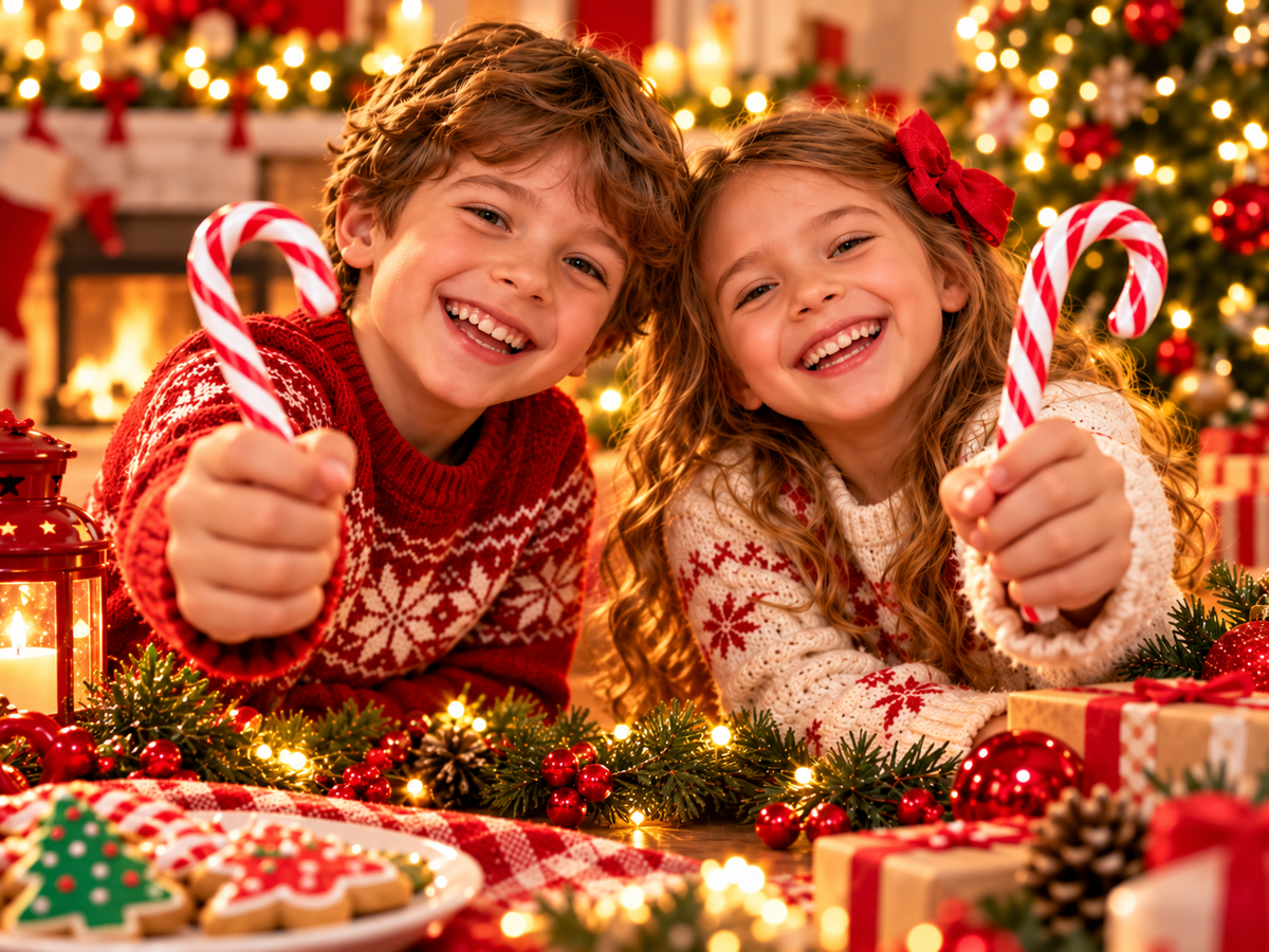 Candy Canes 100 Stück – Rot-Weiße Zuckerstangen für die Weihnachtszeit