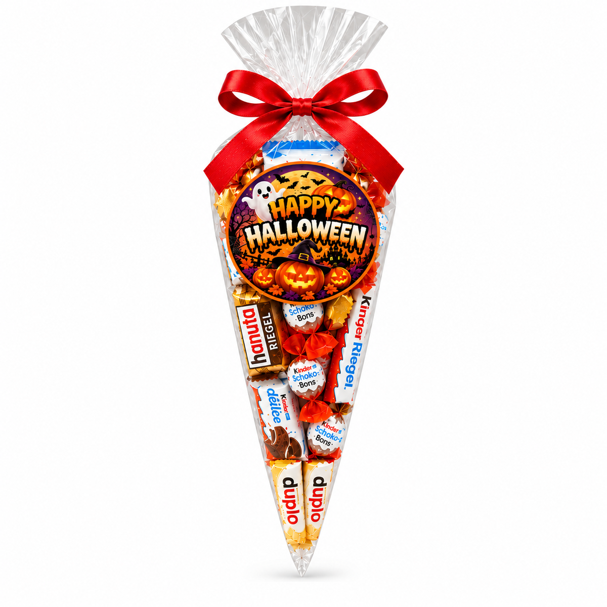 Schokolade Mix Geschenk-Tüte – Happy Halloween