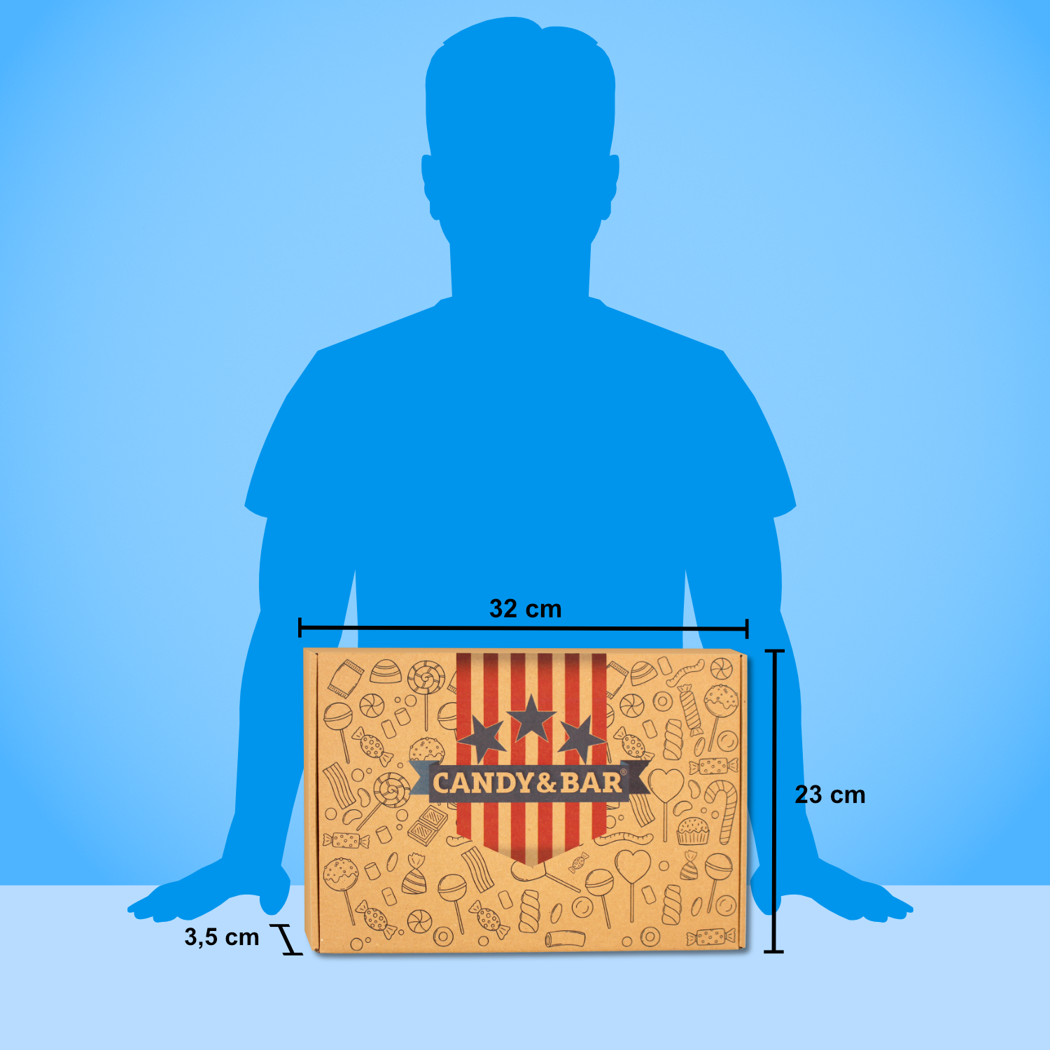 JUMBO USA Original BOX | 21 Teile | American Candy | USA Import | Snack Box | Box voller Top Produkte | Geburtstag | Halloween Goodies USA | Cheatday | Candy & Bar ®
