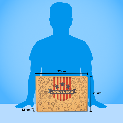 JUMBO USA Original BOX | 21 Teile | American Candy | USA Import | Snack Box | Box voller Top Produkte | Geburtstag | Halloween Goodies USA | Cheatday | Candy & Bar ®