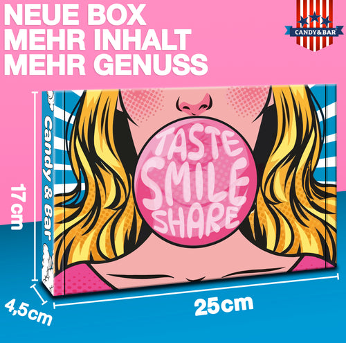 Amerikanische Süßigkeiten Box