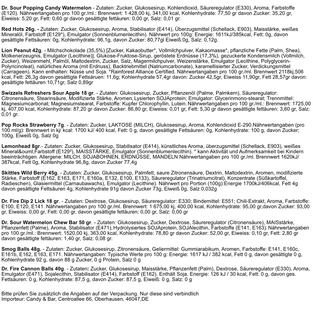 Mix USA Süßigkeiten Box