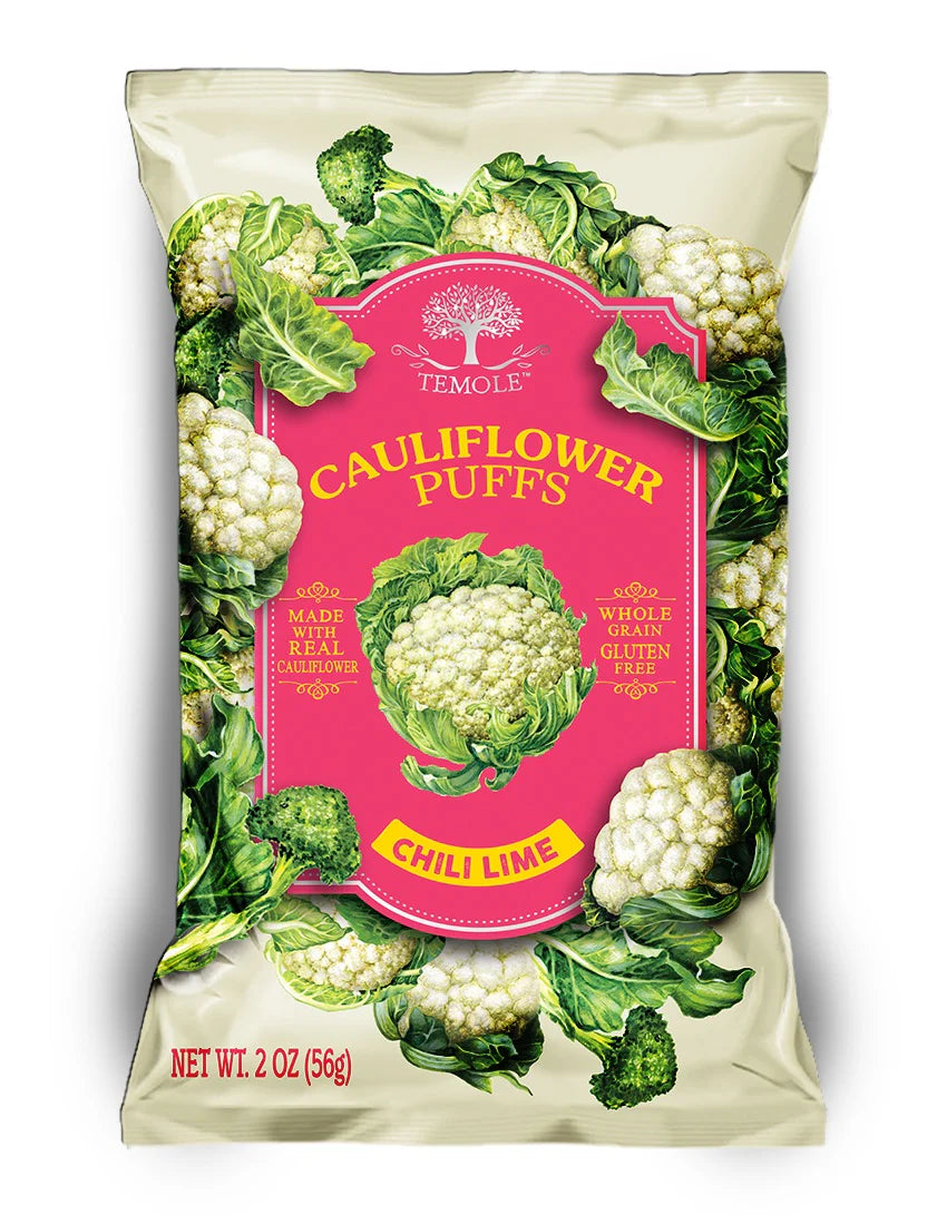 Temole Cauliflower Puffs Chili Lime 56g