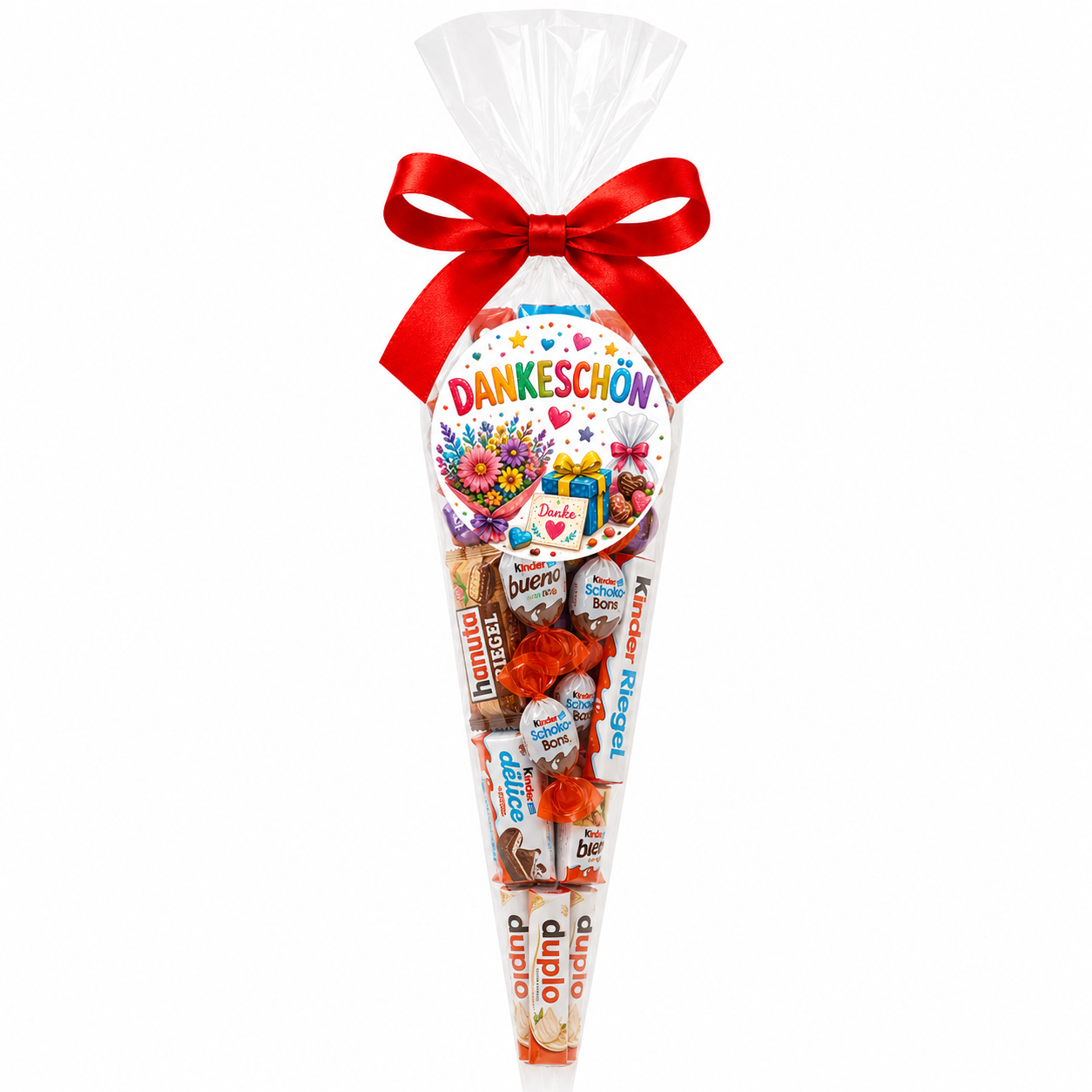Schokolade Mix Geschenk-Tüte – Dankeschön