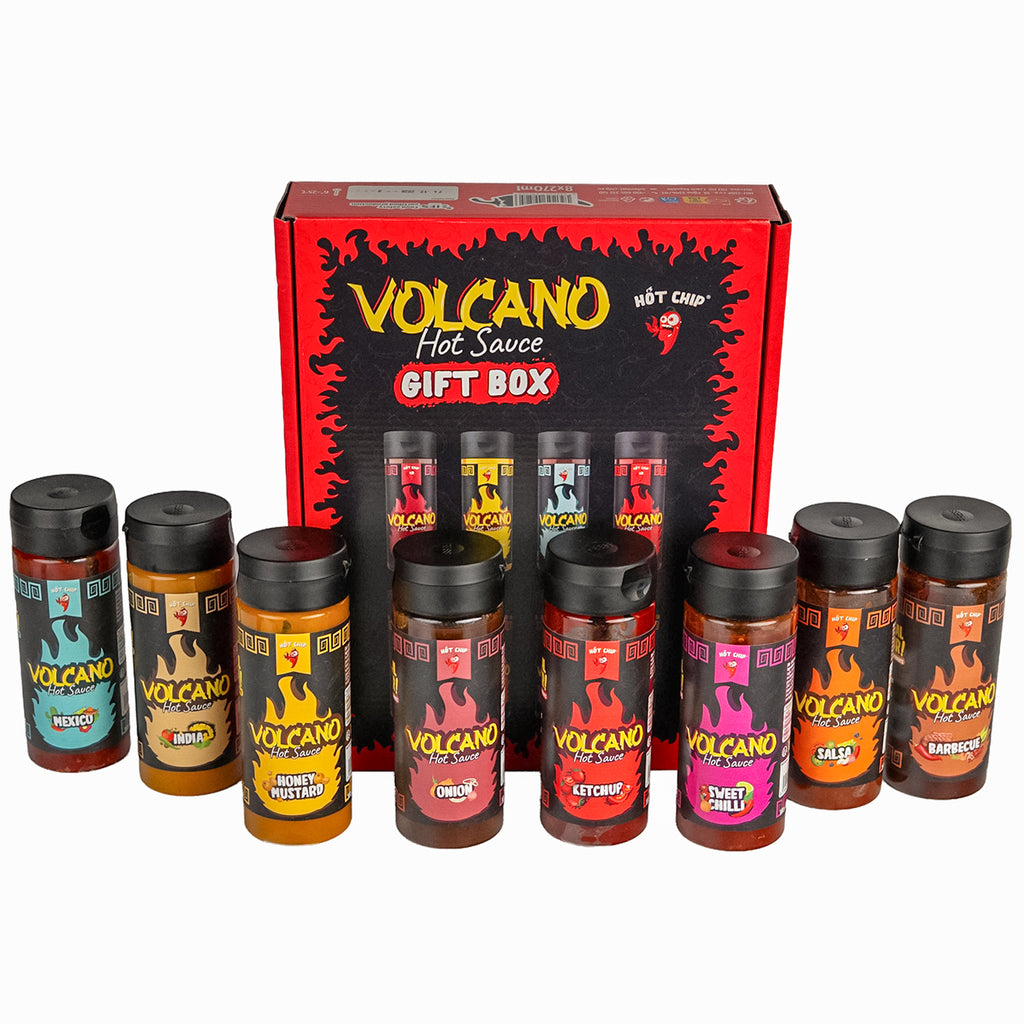 Hot Chip Saucen Set Volcano