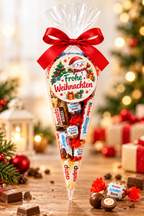 Schokolade Mix Geschenk-Tüte – Frohe Weinachten