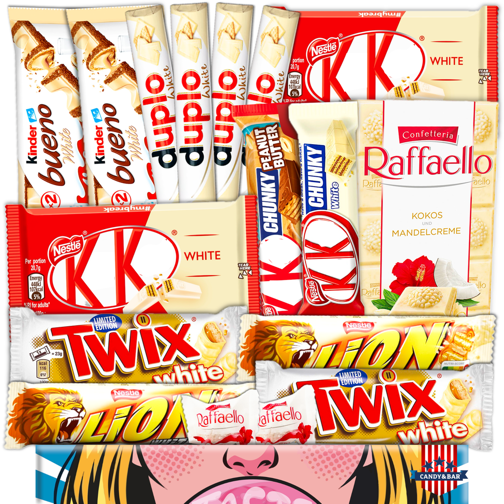 Weiße Schoko Box