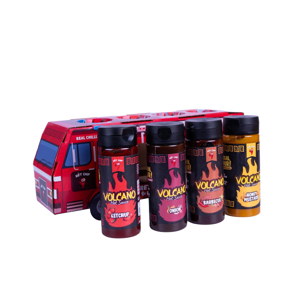 Saucen Set Firetruck 4x Classic - Hot Chip