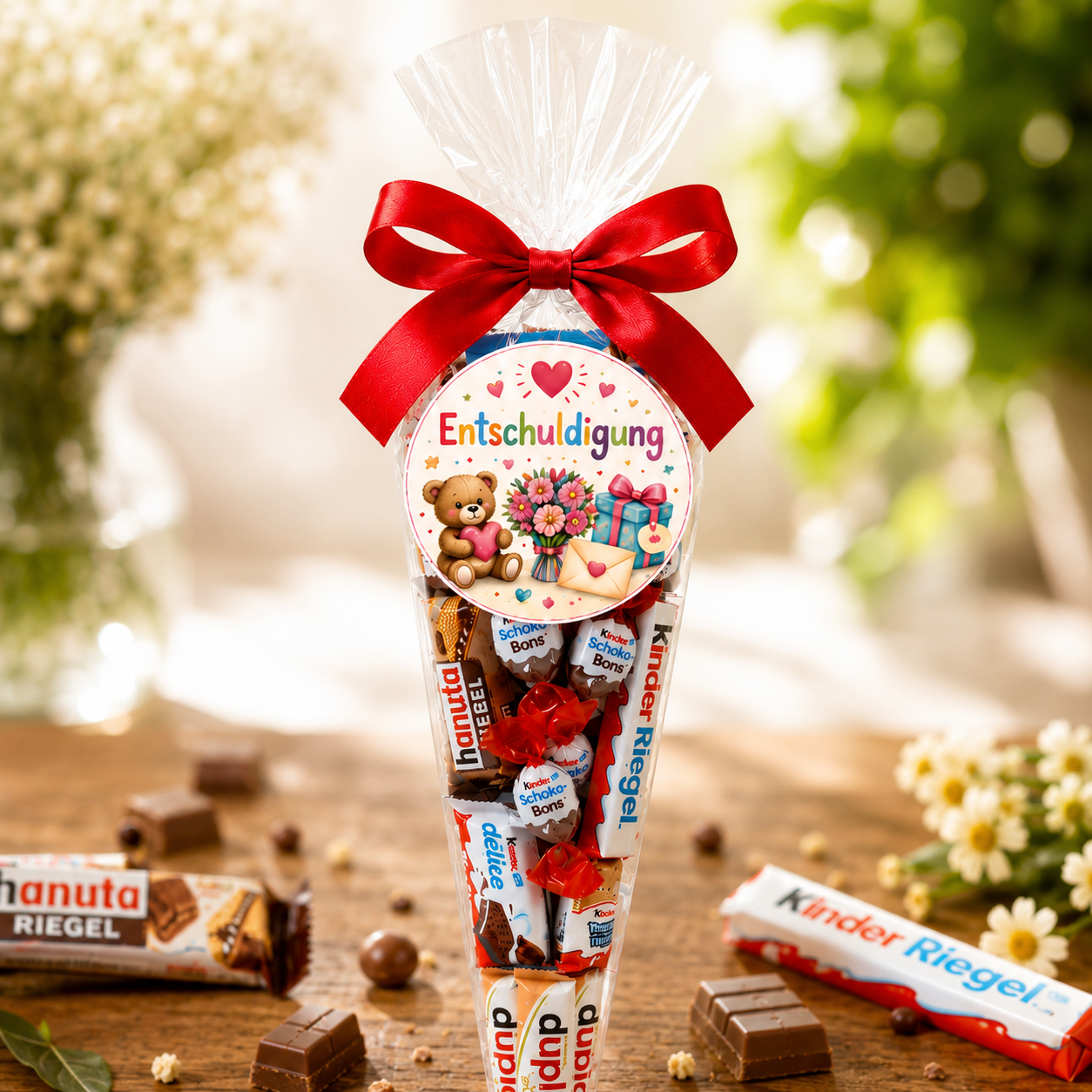 Schokolade Mix Geschenk-Tüte – Entschuldigung