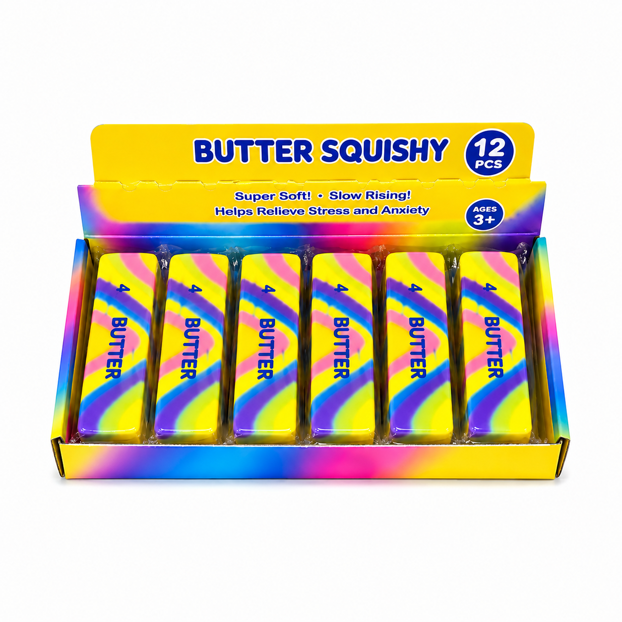 Butter Squishy Regenbogen