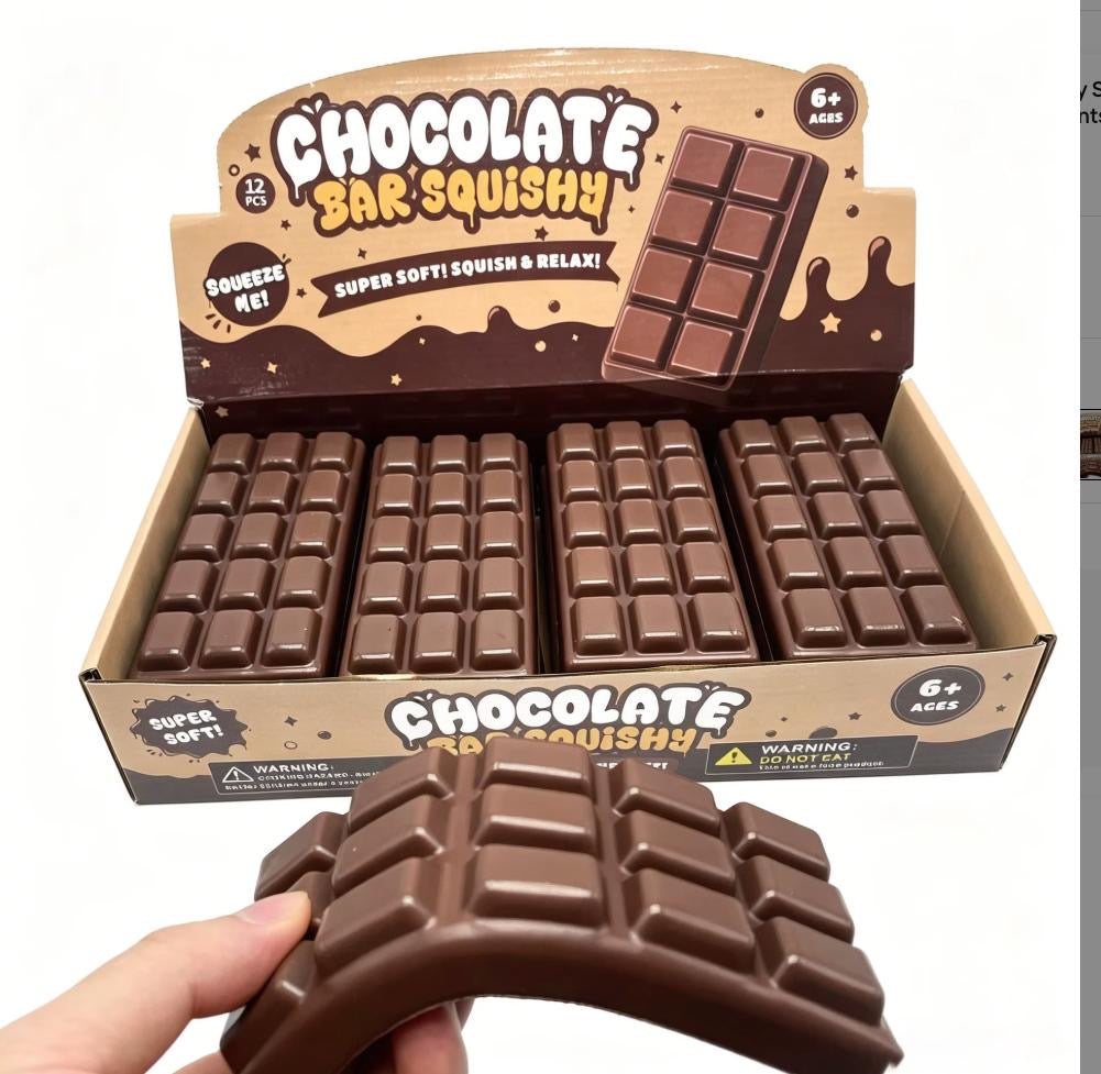 Squishy Schoko Tafel-Anti Stress Quetsch Schokolade