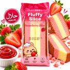 Fluffy Slice Triangle Cake - Erdbeere