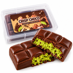 Crisp Choco Dubai Chocolate Squishy – Schokoladen Squishy mit Pistazienfüllung