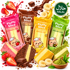 Fluffy Slice Triangle Cake 4er Set - Alle 4 Sorten