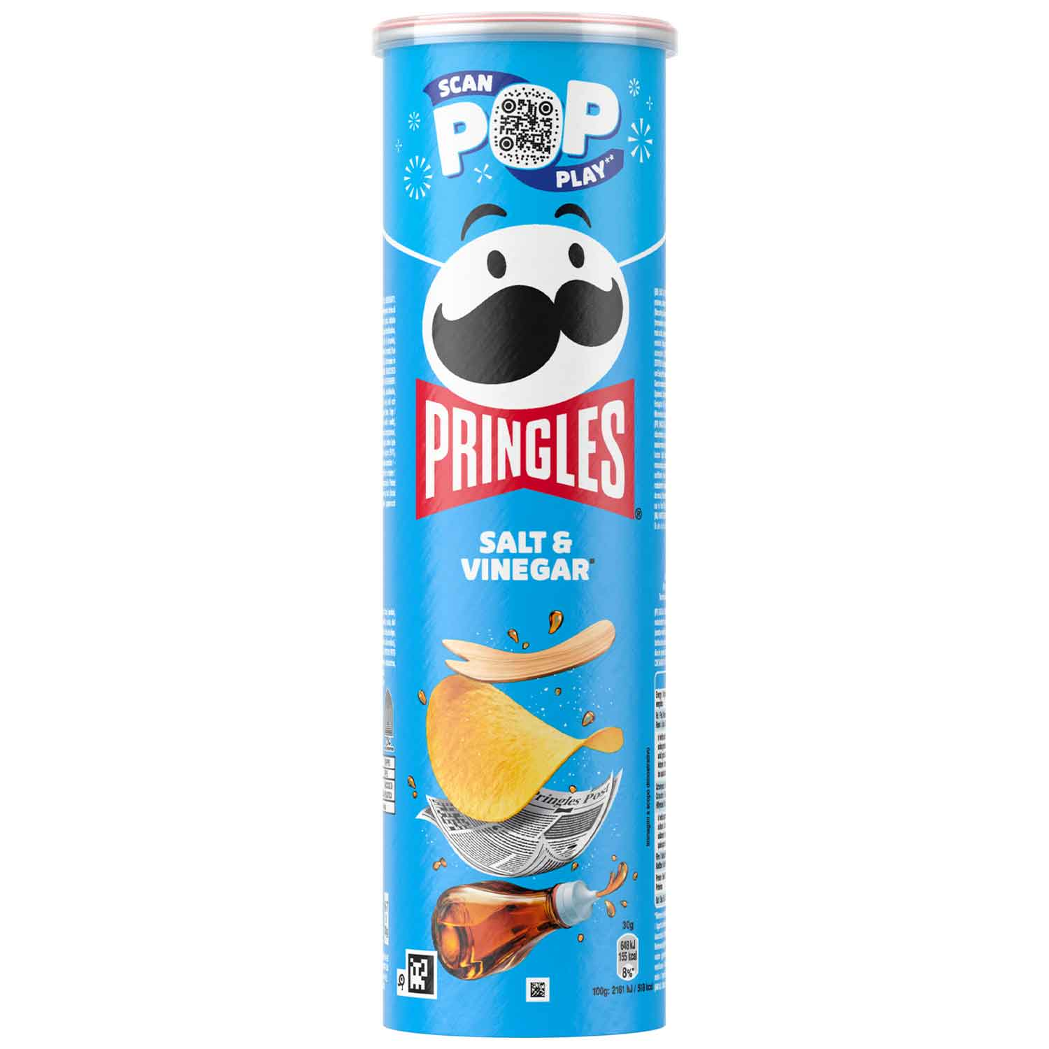 Pringles Salt & Vinegar 6 x 158 g – US-Import – Vorteilspack