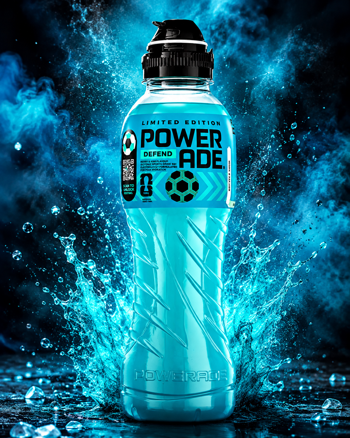 Powerade Playstyles Defend Limited Edition 500 ml – Hibiskusgeschmack