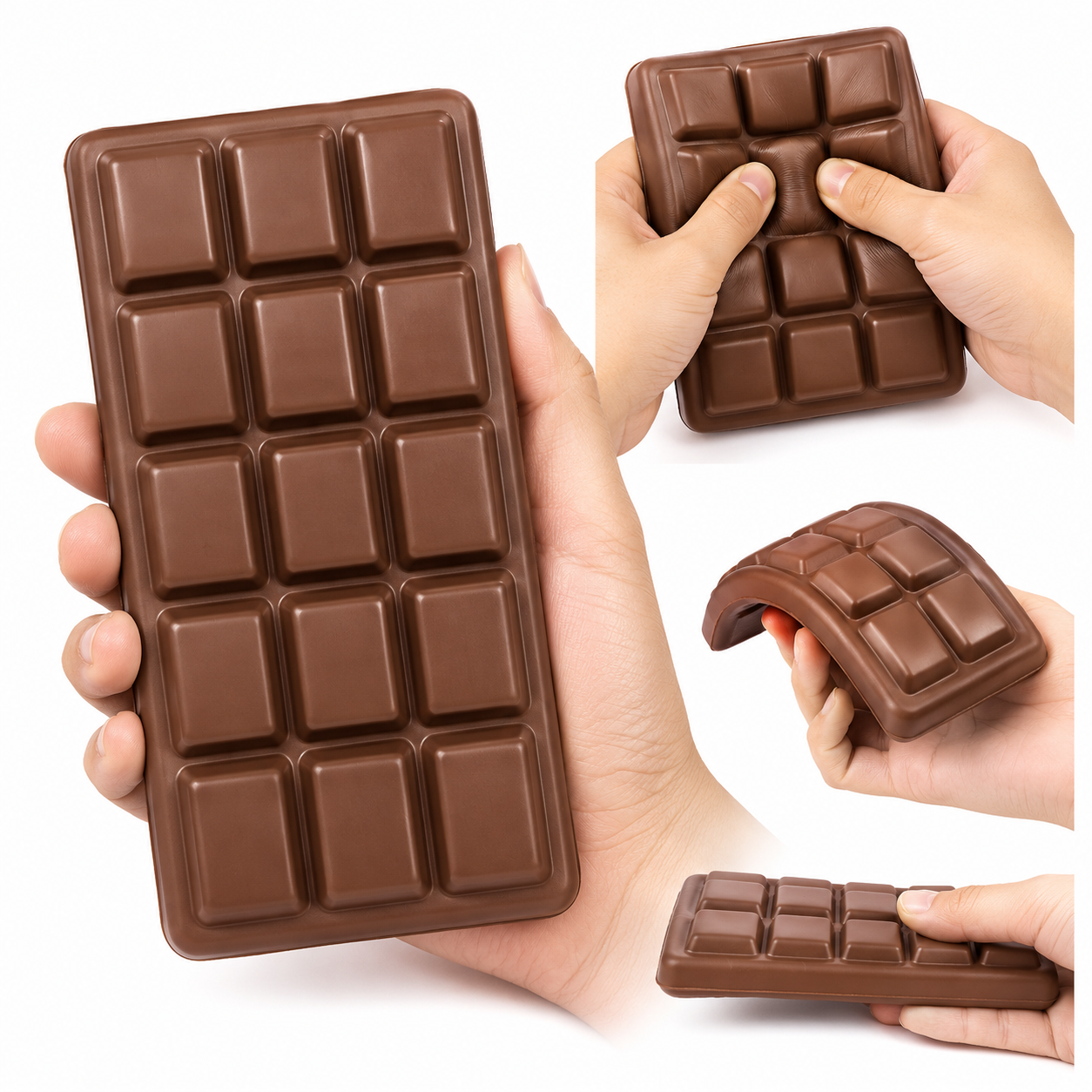 Squishy Schoko Tafel-Anti Stress Quetsch Schokolade
