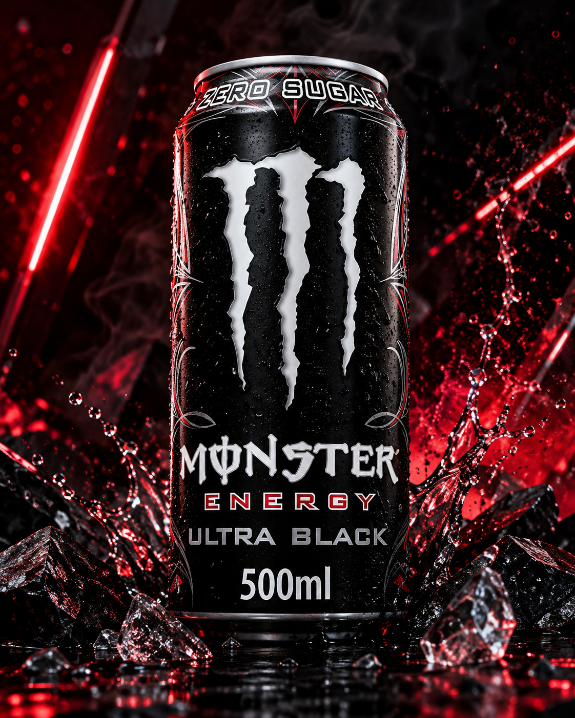 Monster Ultra Black Zero Sugar 500 ml