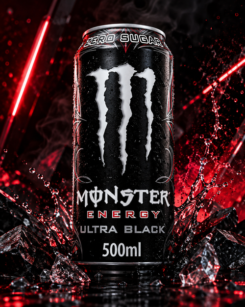 Monster Energy Ultra Black Zero Sugar 500 ml